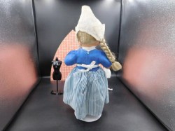dutch doll blue stripe back